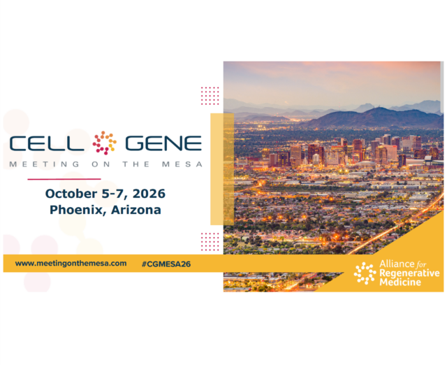 Cell & Gene Meeting on the Mesa 2026 参加のお知らせ